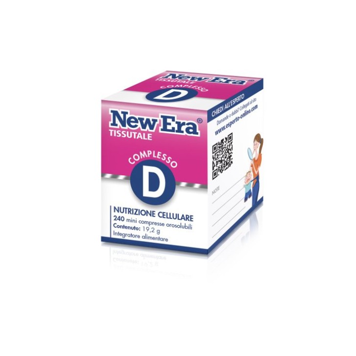 New Era Integratore Tissutale Complesso D per Pelle 240 Granuli Senza Glutine - Named