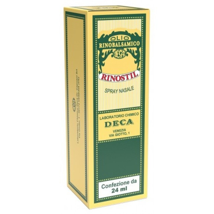 Rinostil Spray Nasale Olio Rinobalsamico Idratante e Protettivo per il Naso 24ml