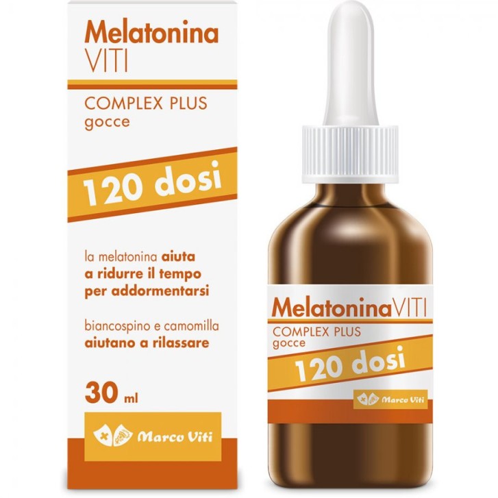 Melatonina Complex Plus Integratore Sonno e Rilassamento Gocce 30ml - Marco Viti