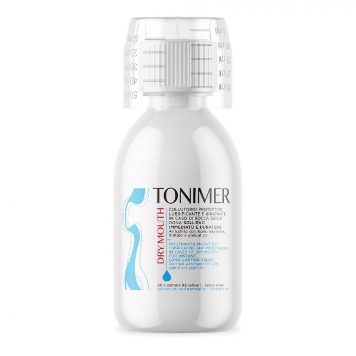 Tonimer Dry Mouth Collutorio Idratante Bocca Secca Senza Alcool Menta 200ml - Istituto Ganassini