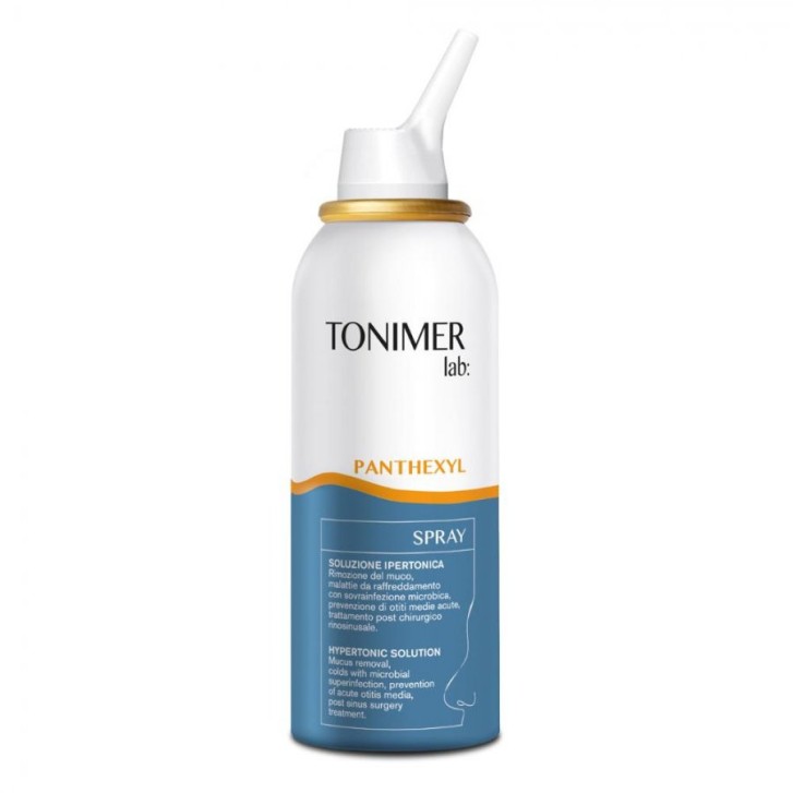 Panthexyl 800 Spray Nasale Ipertonico Sterile per Rimozione Muco 100ml - Tonimer Lab