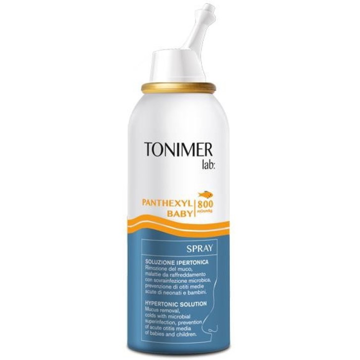 Tonimer Lab Panthexyl Baby Spray Nasale Ipertonico per Neonati e Bambini 100ml - Istituto Ganassini