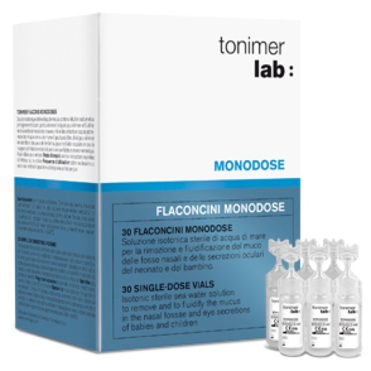 Tonimer Lab Soluzione Isotonica Nasale per Bambini pH Alcalino 30x5ml - Istituto Ganassini