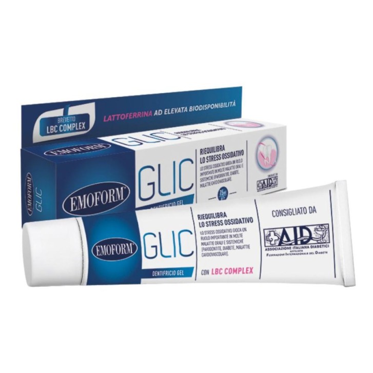 Dentifricio Gel per Diabetici Senza Fluoro Antiossidante 75mL - Emoform