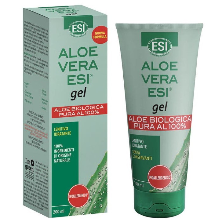 Gel Aloe Vera idratante e lenitivo per tutti i tipi di pelle 200ml - ESI