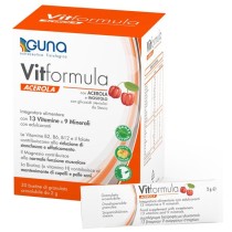 Integratore Antiossidante Acerola Vitamina C 30 Stick Orosolubili 2g Senza Glutine - GUNA