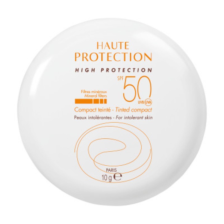 Compatto Colorato SPF50 Protezione Solare Resistente all\'Acqua Pelli Sensibili 10g - Avène