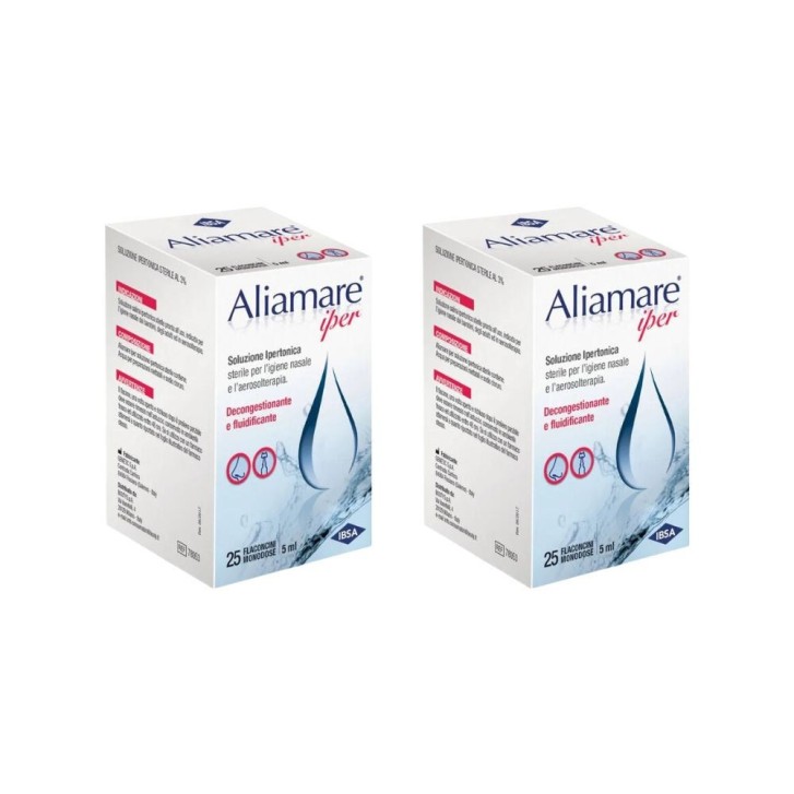 Aliamare Iper Soluzione Ipertonica Decongestione Nasale 25x5ml - IBSA Farmaceutici