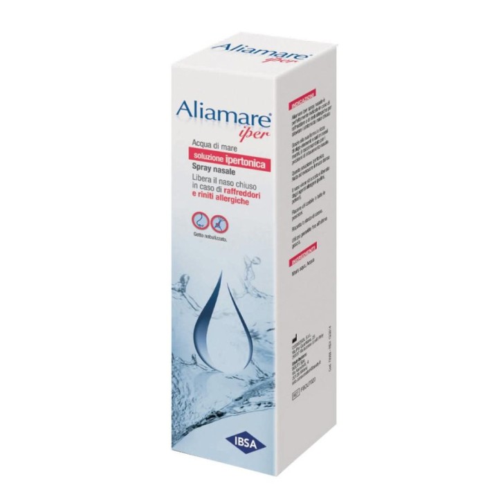 Aliamare Iper Spray Nasale Ipertonico Decongestionante e Idratante 125ml - IBSA
