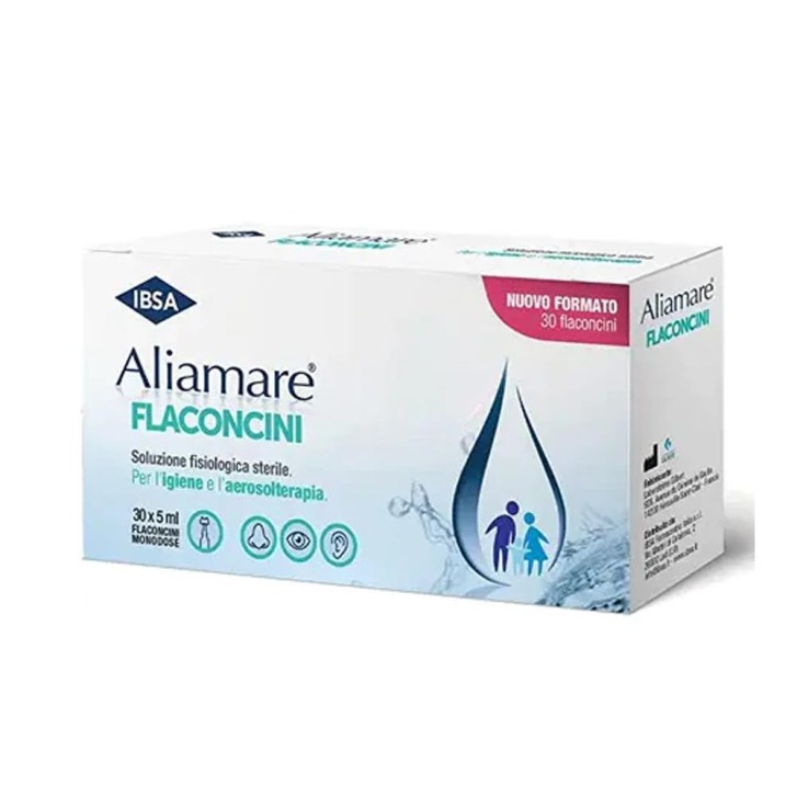 Aliamare Aerosol Soluzione Fisiologica Sterile Monodose 30x5ml Multiuso - IBSA