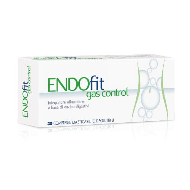 Endofit Gas Control Integratore Enzimi Digestivi Riduzione Gas Intestinali 30 Compresse - Infarma