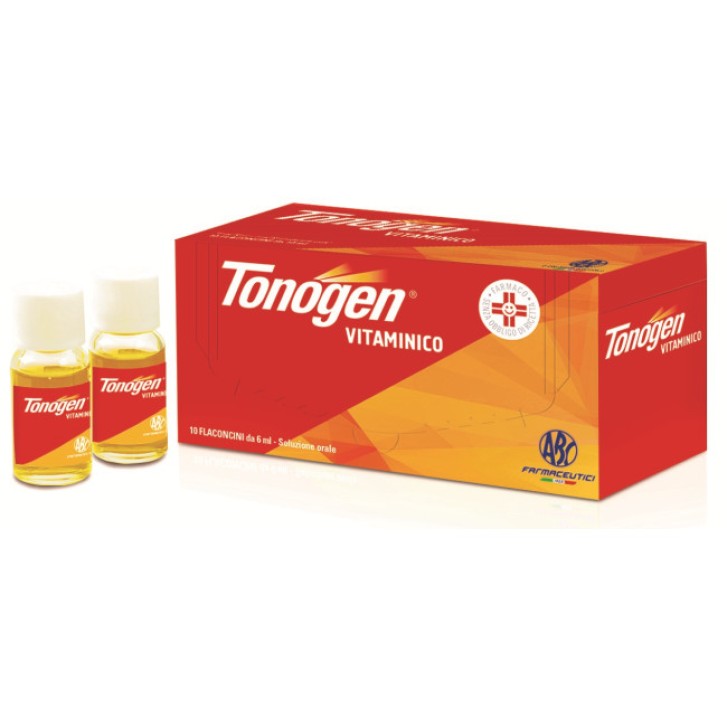 Tonogen Vitaminico Integratore Carenze Vitaminiche Soluzione Orale 10x6ml - ABC Farmaceutici