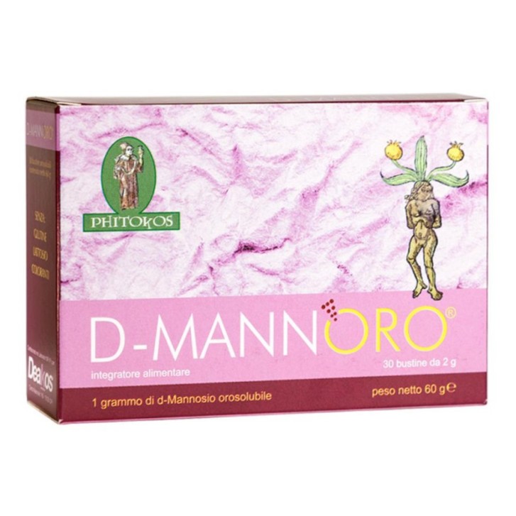 D-mannoro Integratore D-mannosio per Cistiti e Infezioni Urinarie 30 Bustine - Deakos