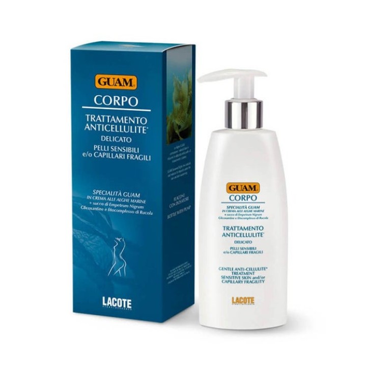 Crema Corpo Anticellulite per Pelli Sensibili Formula Delicata 200ml - Guam