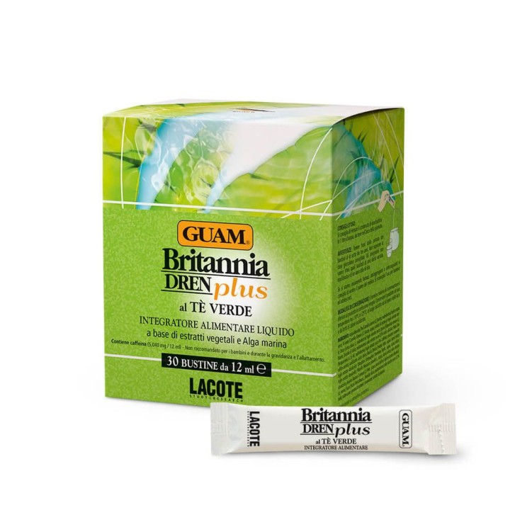 Dren Plus Integratore Diuretico al Tè Verde 30 Bustine Monodose 12ml - Guam