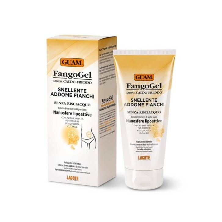 Fangogel Snellente Addome-Fianchi Caldo-Freddo con Alghe e Caffeina 150ml - Guam