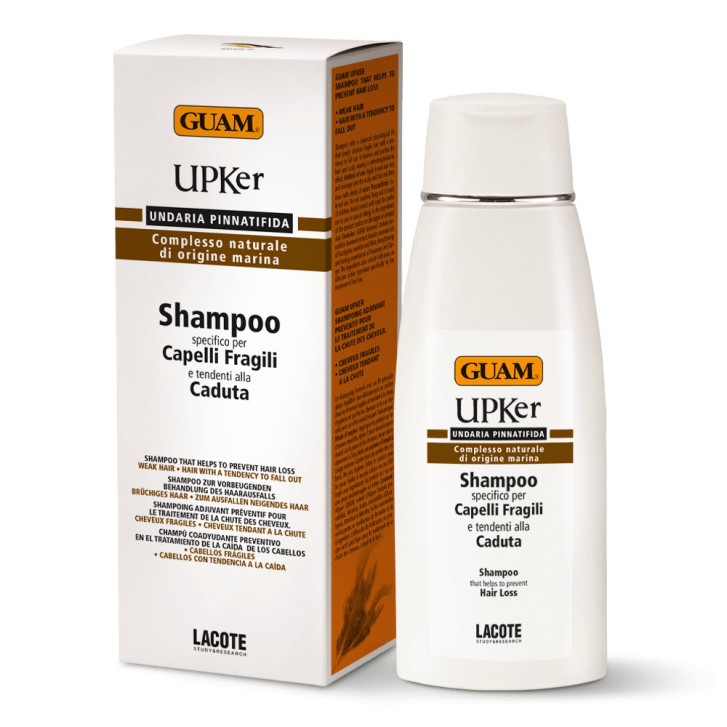 Shampoo Anticaduta Capelli Fragili con Alga Marina e Cheratina 200 ml - GUAM