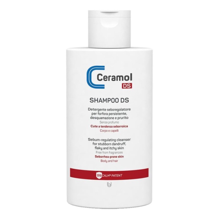 Ceramol DS Shampoo Dermatologico Purificante per Pelli Sensibili senza SLS/SLES 200ml