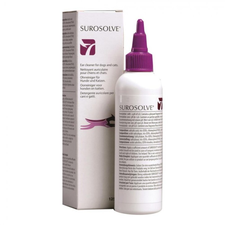 Detergente Auricolare per Cani e Gatti Formula Non Irritante pH 6,8 125ml - Elanco