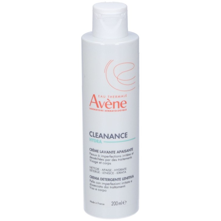 Cleanance Hydra Crema Detergente Lenitiva e Idratante Senza Sapone 200ml - Avène