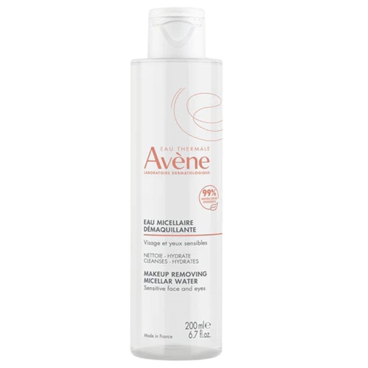 Acqua Micellare Detergente Struccante Viso e Occhi Vegan Senza Alcol 200ml - Eau Thermale Avène