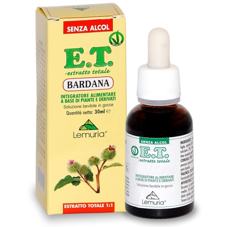 Bardana Estratto Totale Integratore Depurativo e Drenante 30ml - LEMURI@ Srl