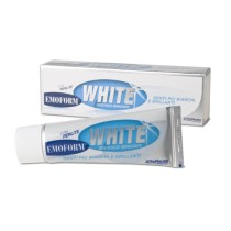 Emoform White Dentifricio Sbiancante e Lucidante Bassa Abrasività 40ml - Polifarma Benessere