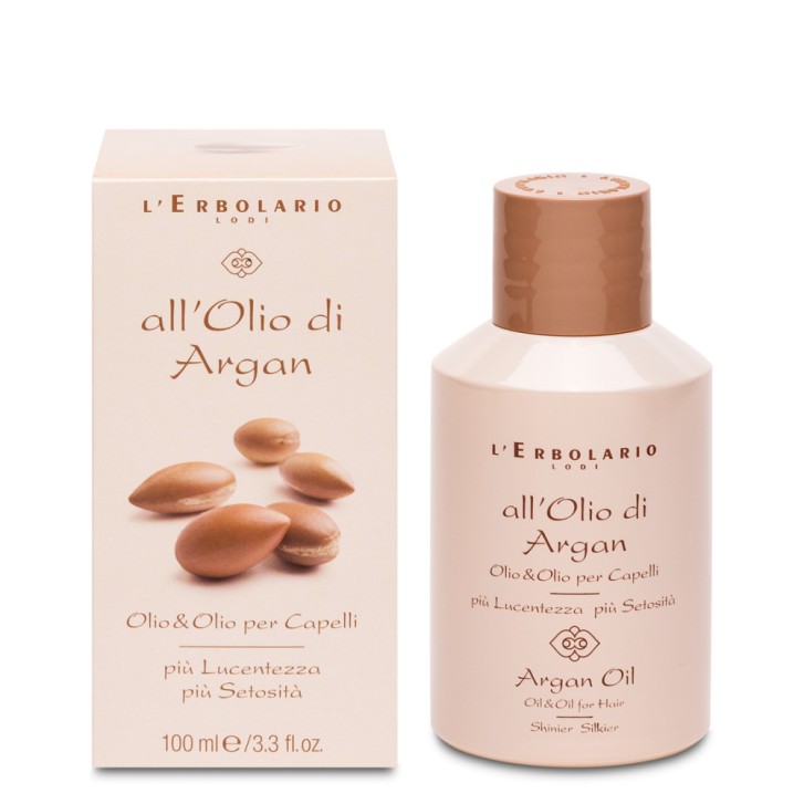 Olio per Capelli Argan Nutriente Senza Siliconi 100 ml - L\'Erbolario
