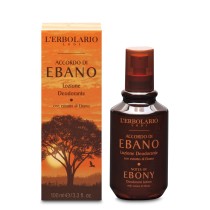 Lozione Deodorante Accordo di Ebano Agrumata e Legnosa Lunga Durata 100ml - L\'Erbolario