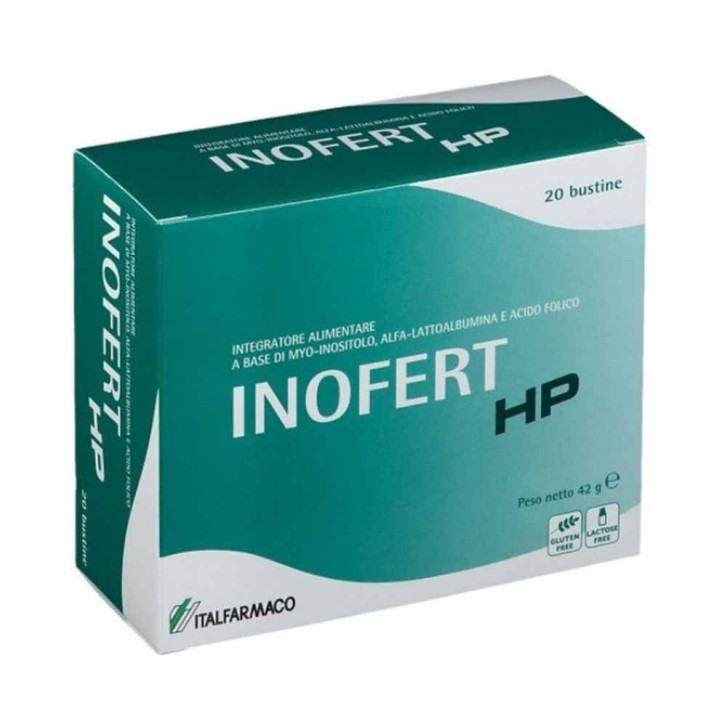 Inofert HP Integratore Inositolo e Acido Folico per Funzionalità Ovarica 20 Bustine - Italfarmaco
