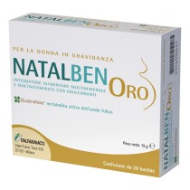 Natalben Oro Integratore Orosolubile Multivitaminico e Multiminerale per Gravidanza - Natalben