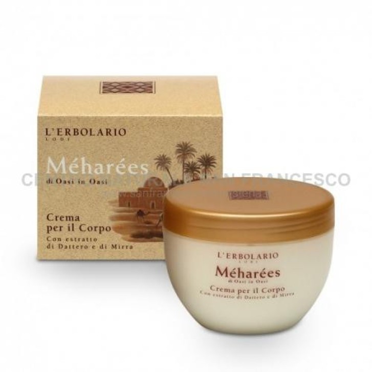 Crema Corpo Idratante Nutriente Méharées con Dattero e Mirra 300ml - L\'Erbolario