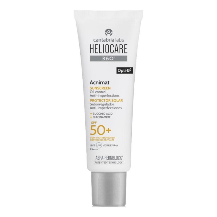 360 ACNIMAT Protezione Solare Anti-imperfezioni SPF 50+ 50ml - Heliocare