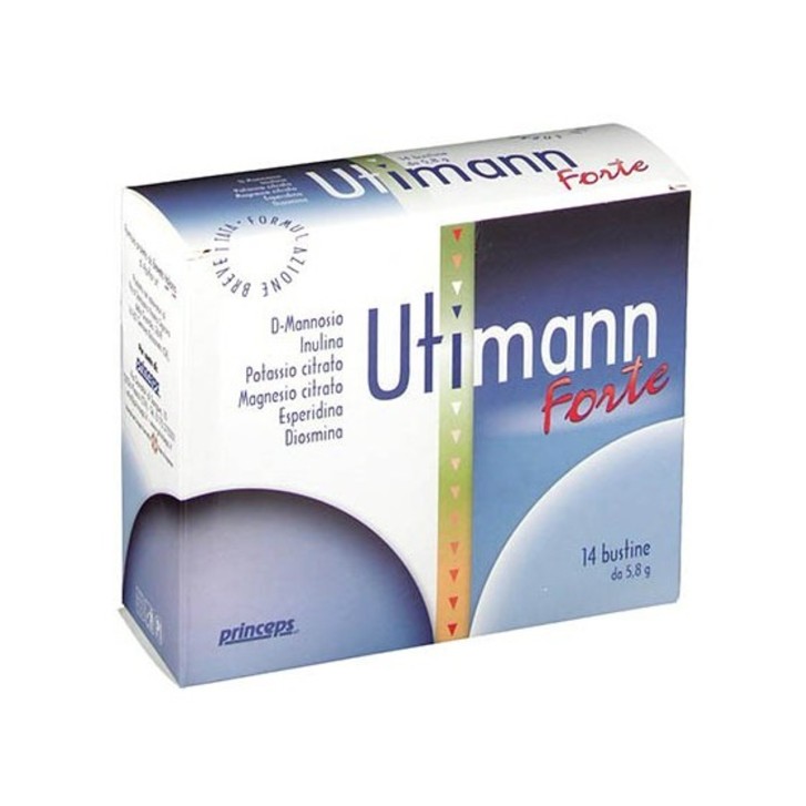 Utimann Forte Integratore Vie Urinarie 14 Bustine 5,2g Senza Glutine e Lattosio - Princeps