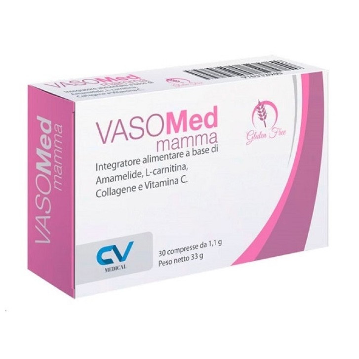 VASOMED Mamma Integratore Circolazione Venosa Senza Glutine 30 Compresse - CV Medical
