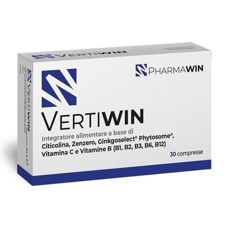 Vertiwin Integratore Antinausea e Cognitivo Senza Glutine 30 Compresse - Pharmawin