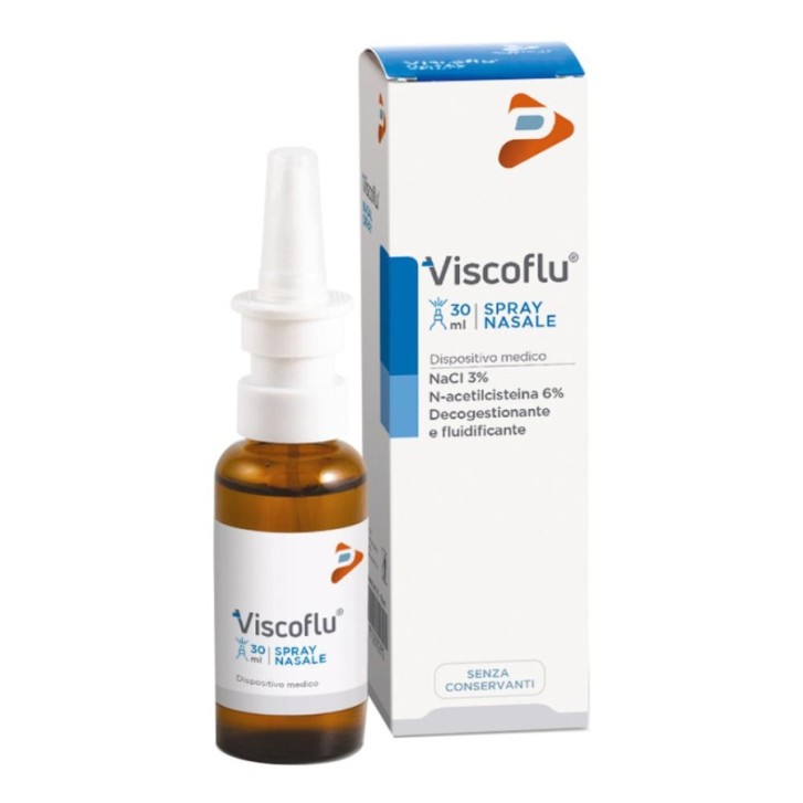 Spray Nasale Decongestionante Fluidificante N-acetilcisteina Ipertonico 30ml - Pharma Line