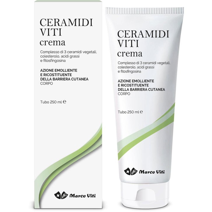 Crema Corpo per Pelle Sensibile con Ceramidi Emolliente e Idratante 250ml - Marco Viti