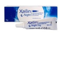 Unguento Oftalmico Pomata Lubrificante per Secchezza Oculare Notturna 5g - Xailin Night