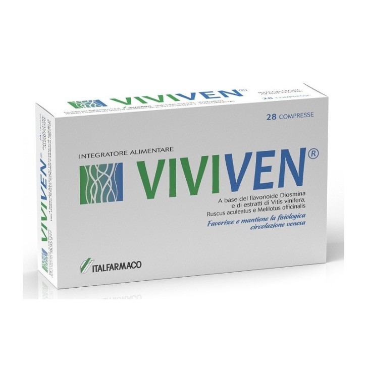 Viviven Integratore Circolazione 28 Compresse Senza Glutine e Lattosio - Italfarmaco