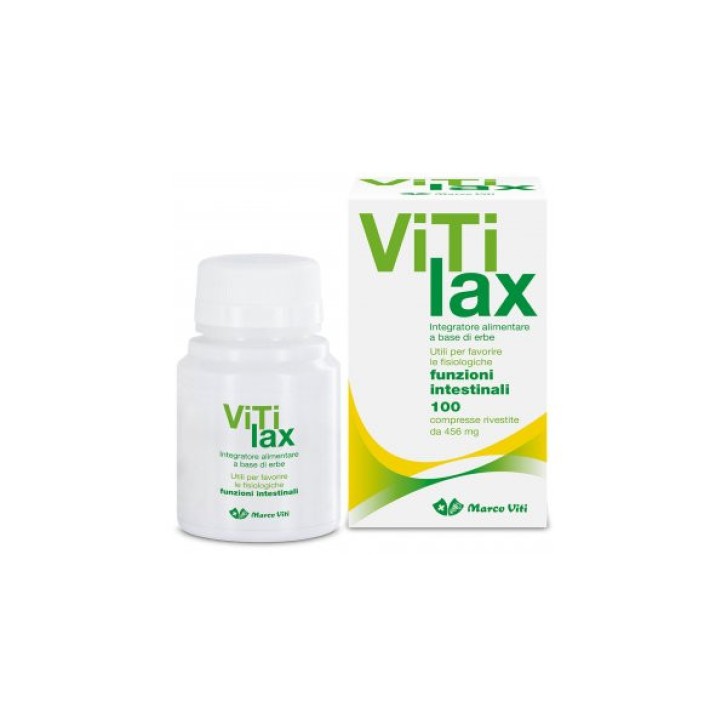 Vitilax Integratore Alimentare per Funzioni Intestinali 100 Compresse - Marco Viti