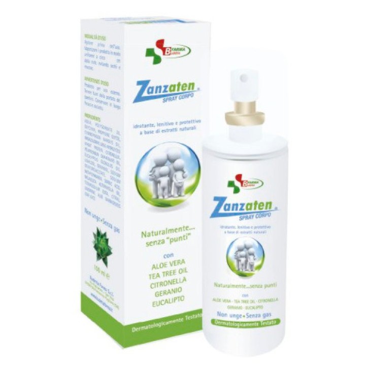 Zanzaten Prepuntura Spray Naturale Idratante e Lenitivo 100 ml - Budetta Farma