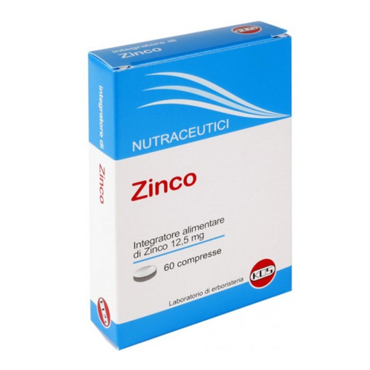 Integratore Zinco 12,5mg Supporto Immunitario e Metabolismo 60 Compresse - Kos Nutraceutici