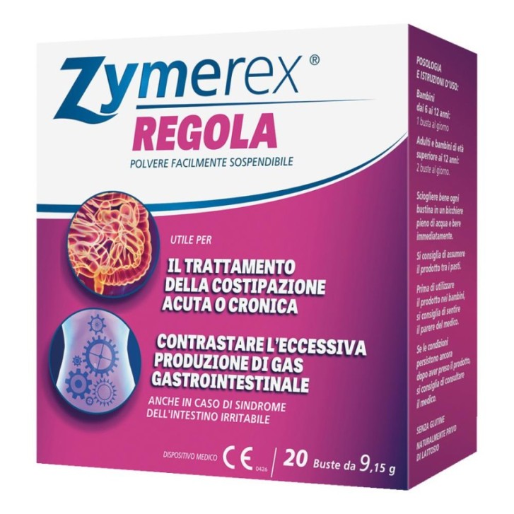 Regola Integratore Intestinale 20 Bustine Orosolubili Gusto Arancia - Zymerex
