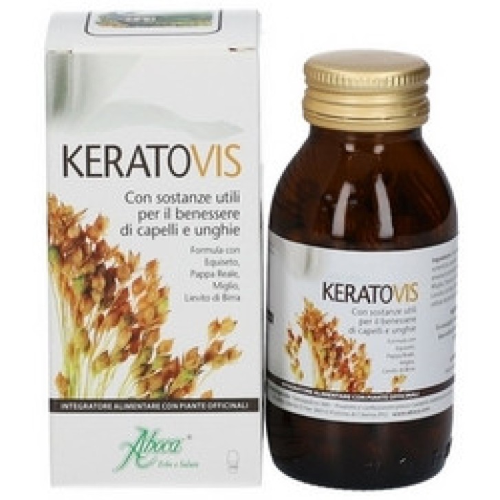 Keratovis Integratore Capelli e Unghie con Equiseto e Pappa Reale 100 opercoli - Aboca