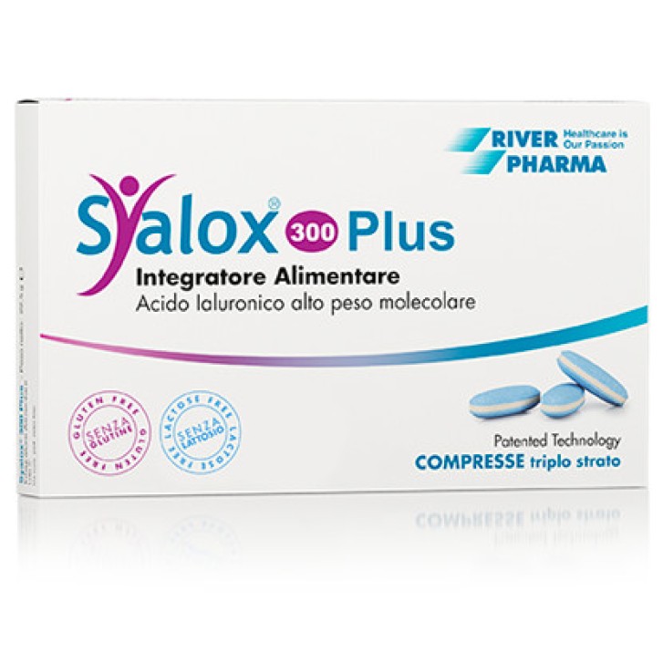 Syalox 300 Plus Integratore Acido Ialuronico e Boswellia Triplo Strato - River Pharma