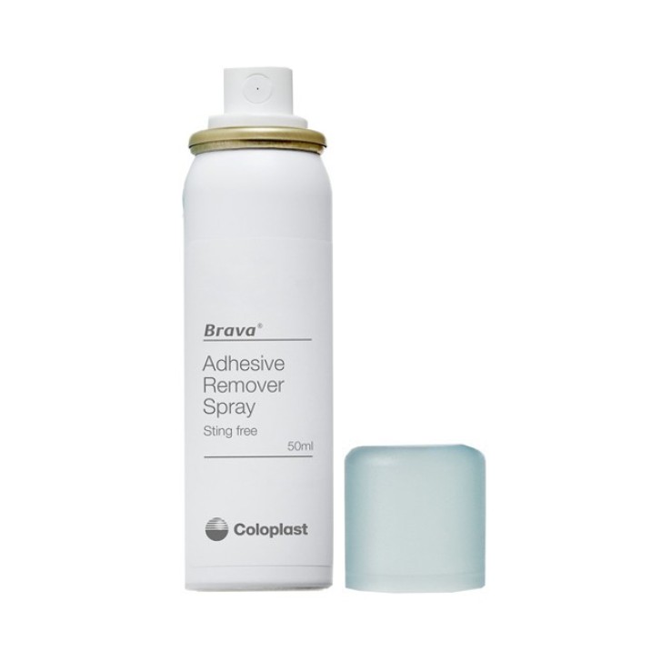 Brava Spray Remover Silicone per Rimozione Delicata Adesivi Stomia 50ml - Coloplast