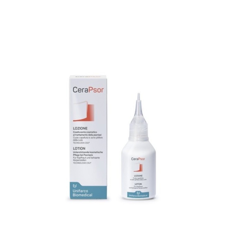 Lozione per Psoriasi Cuoio Capelluto Non Untuosa Assorbimento Rapido 50ml - Ceramol