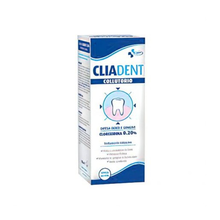 Collutorio Clorexidina 0.20% Antiplacca e Antibatterico Senza Alcool 200ml - Budetta Farma