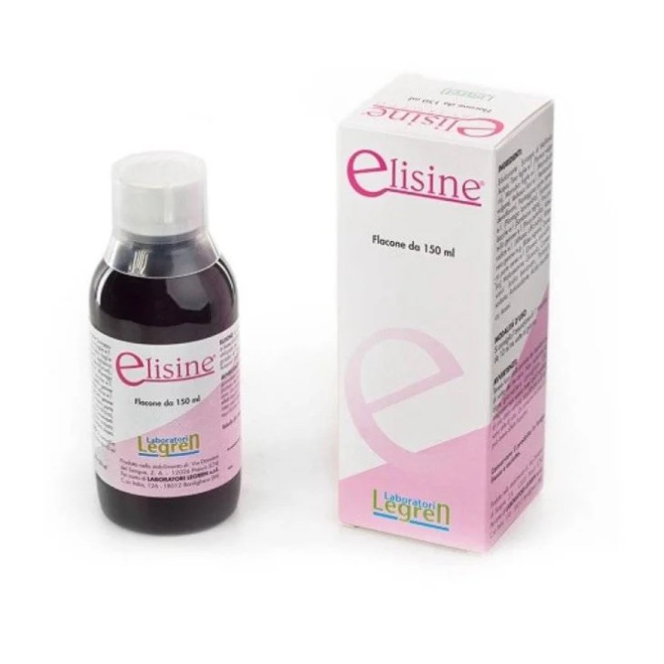 Elisine Sciroppo Vegetale Espettorante Senza Glutine e Vegano 150ml - Laboratori Legren